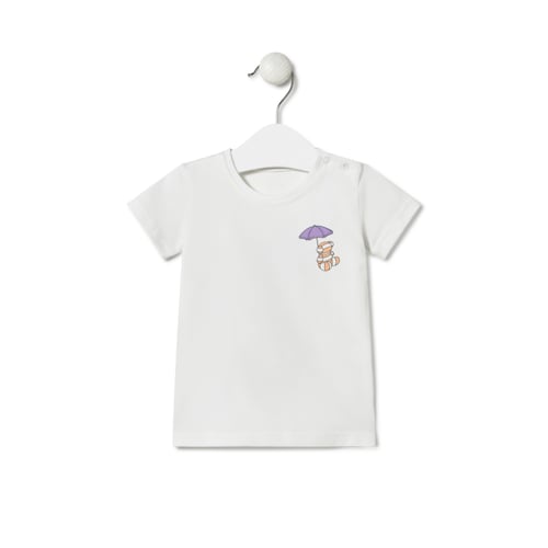 Girls beach t-shirt in Candy pink