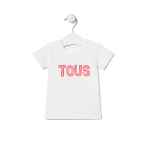 Beach t-shirt in Line coral