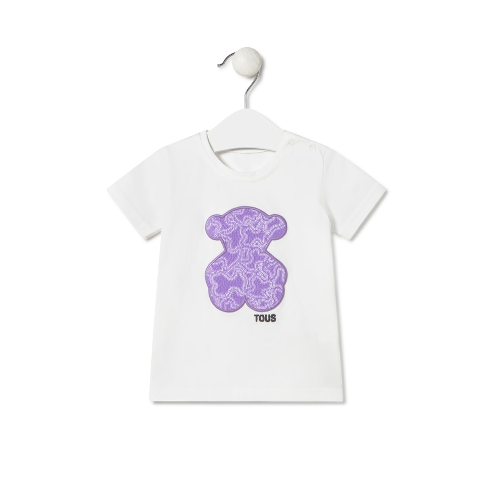 Camiseta de playa de ni&ntilde;a MKaos lila