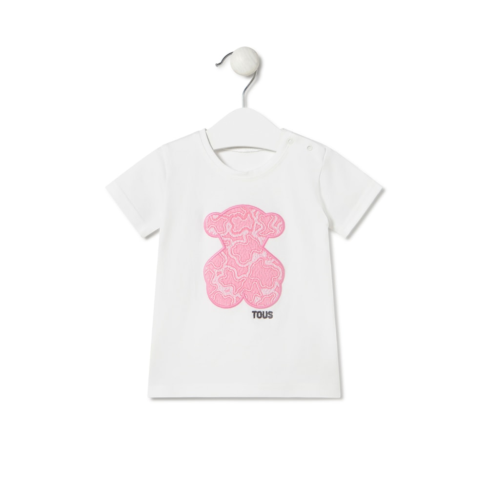 Girls beach t-shirt in MKaos pink