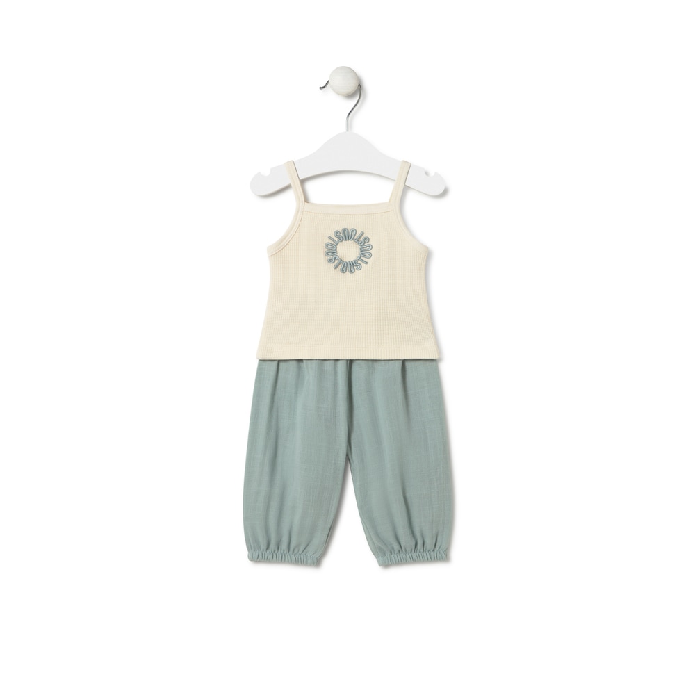Conjunto de beb&eacute; ni&ntilde;a Classic bruma