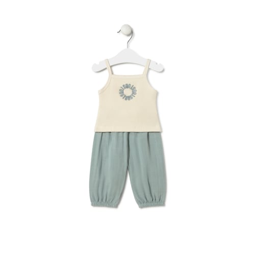Conjunto de bebé niña Classic bruma