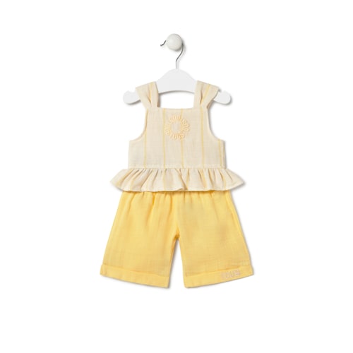 Baby girls outfit in Classic yellow