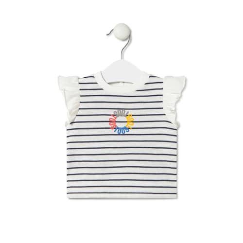 Camiseta a rayas Navi azul marino