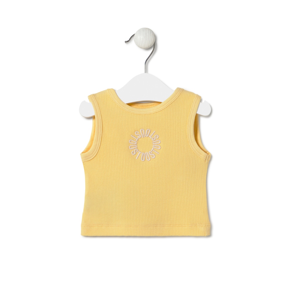 Camiseta sin mangas de beb&eacute; Classic amarillo
