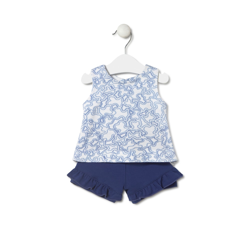 Girls outfit in Kaos blue