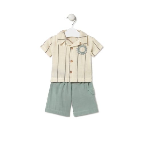 Conjunto de bebé menino Classic bruma