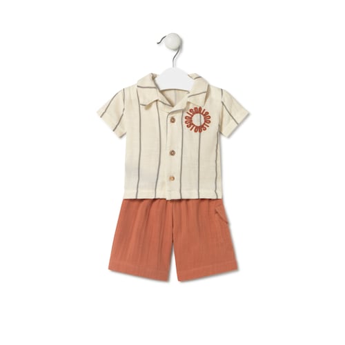 Conjunto de bebé menino Classic telha
