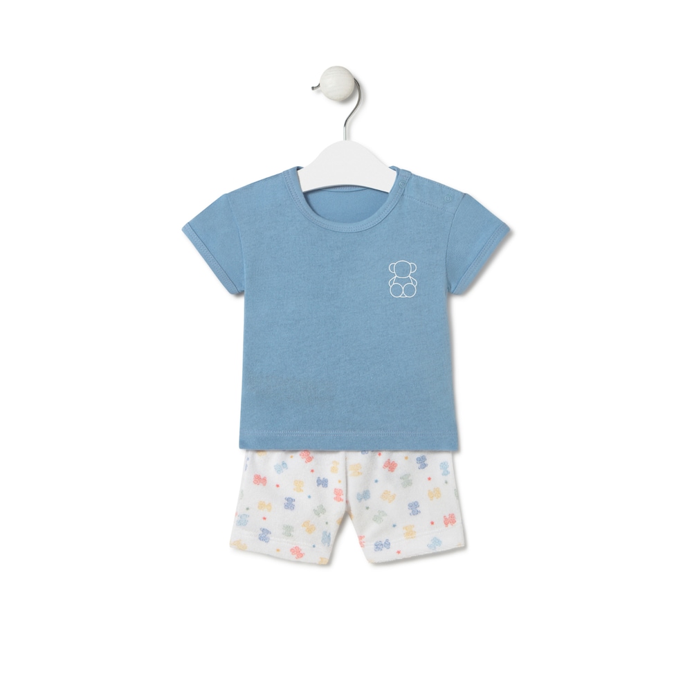 Conjunto de beb&eacute; ni&ntilde;o Star azul celeste