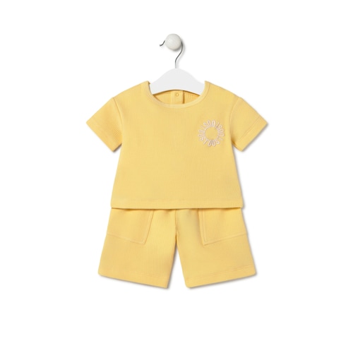 Conjunto de bebé niño Classic amarillo
