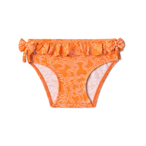 Cuequinha de menina MKaos cor-de-laranja