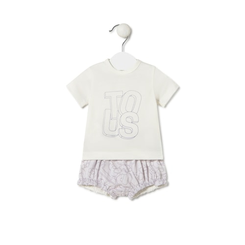 Baby outfit in Mix lilac