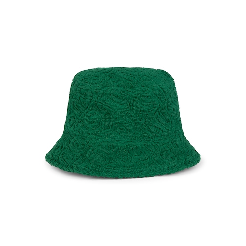 Gorrinho de praia Log&oacute;tipo verde