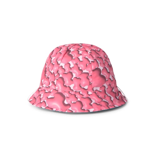 Gorro de playa niña Puff rosa