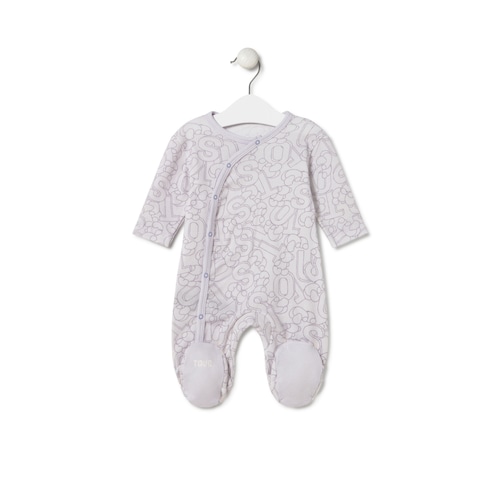 Babygrow de bebé Mix lilás