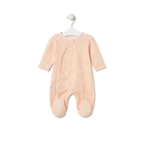 Babygrow de bebé Mix cor-de-laranja