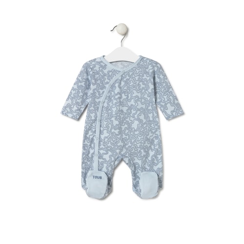 Baby playsuit in KaosP sky blue