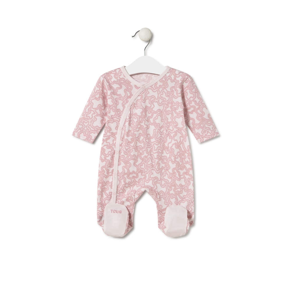 Baby playsuit in KaosP pink