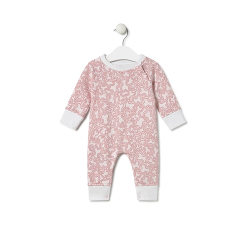 Babygrow de bebé KaosP cor-de-rosa