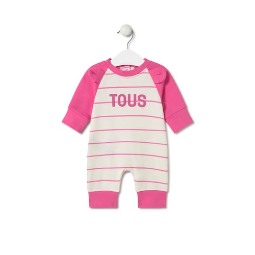 Babygrow de bebé Vibrant cor-de-rosa