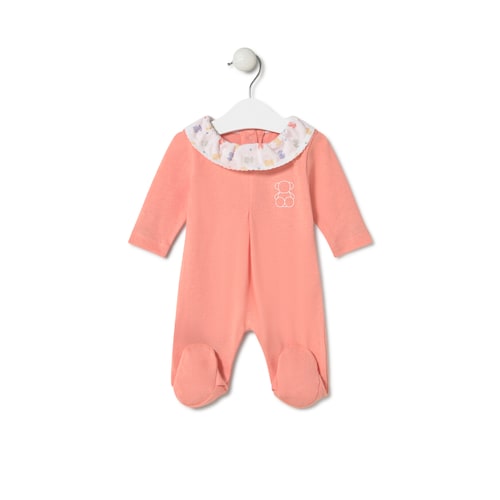 Pelele de bebé niña Star rosa