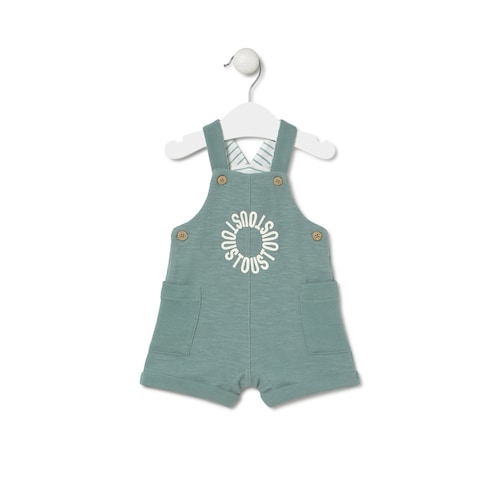 Romper in Circle green
