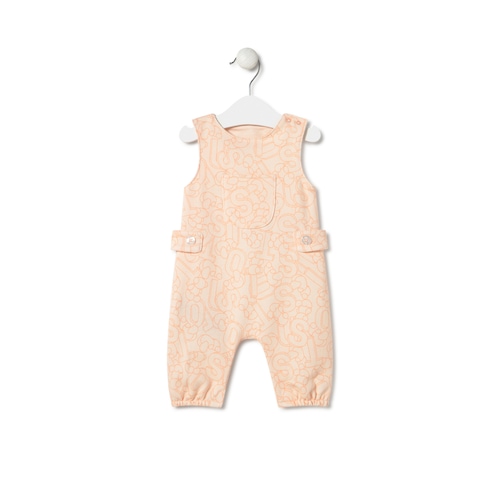 Pijama d'una pe&ccedil;a per a nad&oacute; Mix taronja image number 0