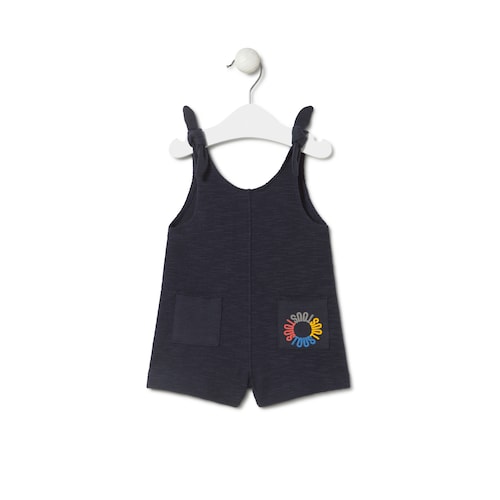 Jardineira de bebé para menina Navi azul marinho