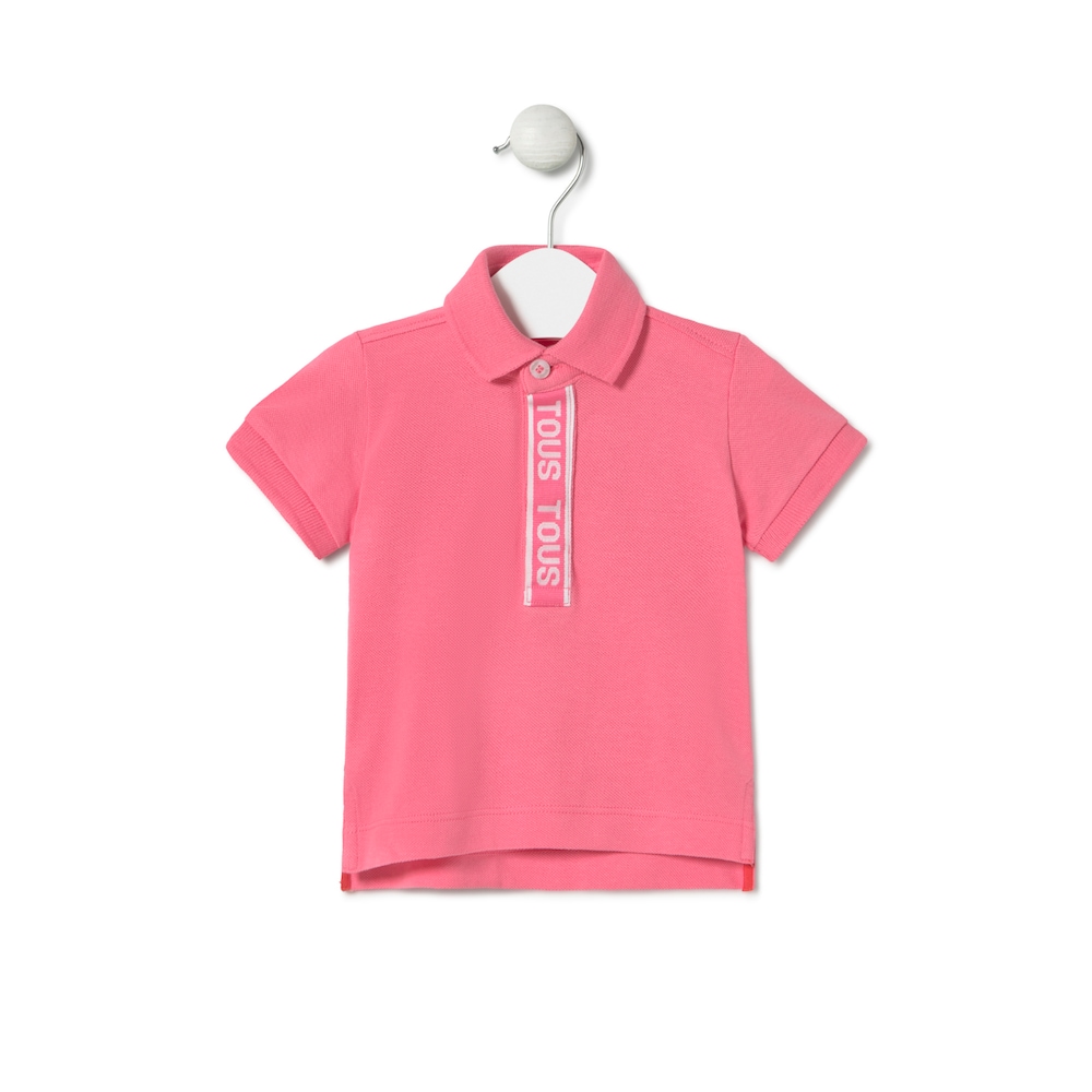 Polo de piqu&eacute; Casual rosa