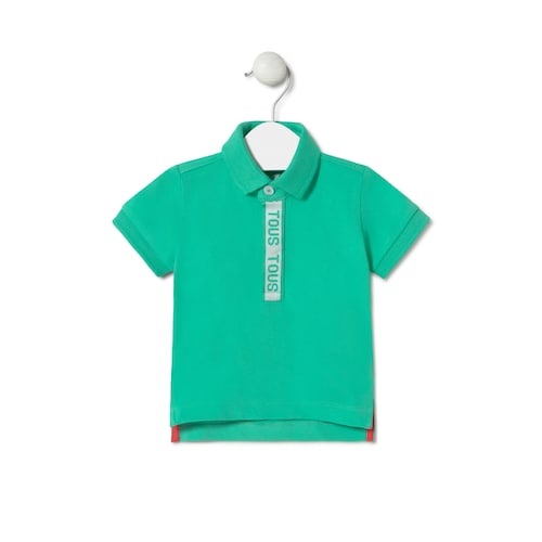 Polo de piqué Casual verde