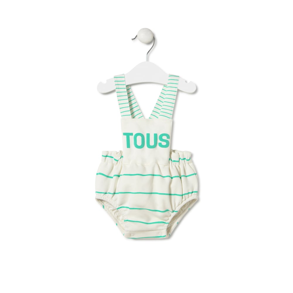 Baby romper in Vibrant green