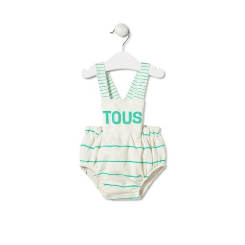 Baby romper in Vibrant green