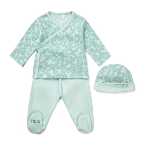 Newborn baby outfit in KaosP mist