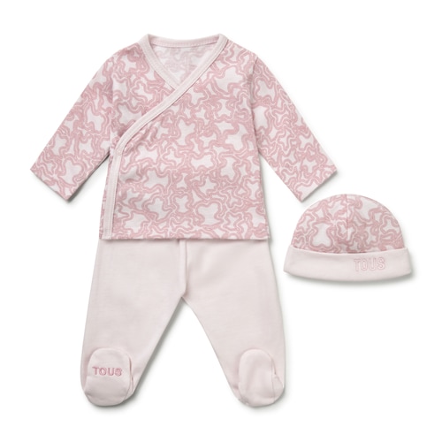 Conjunto de beb&eacute; de reci&eacute;n nacido KaosP rosa