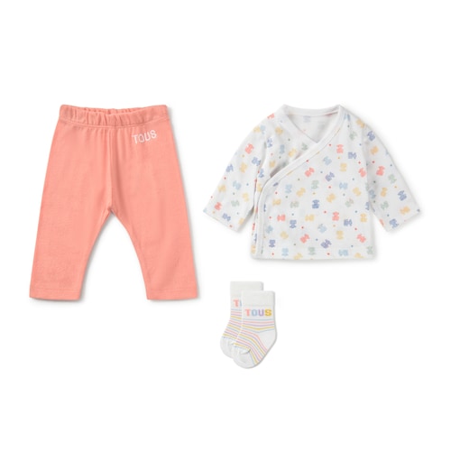 Conjunto de beb&eacute; de reci&eacute;n nacido Star rosa