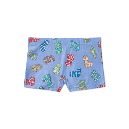 Fato de banho boxer de menino Candy azul