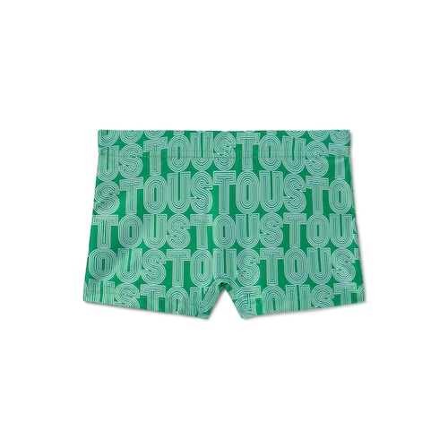 Boys swimming trunks in Line green