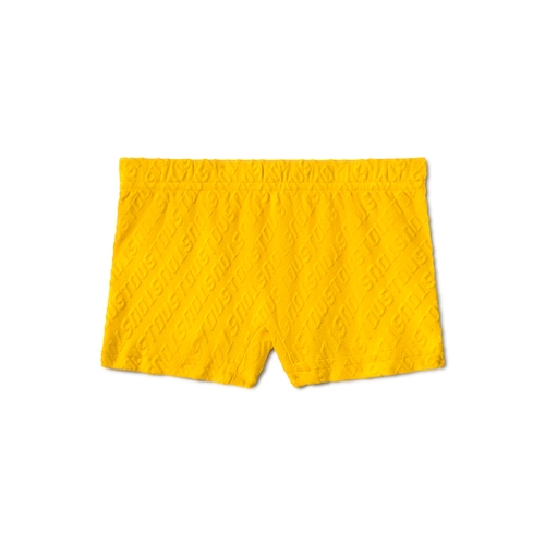 Boys swimming trunks in Logo yellow