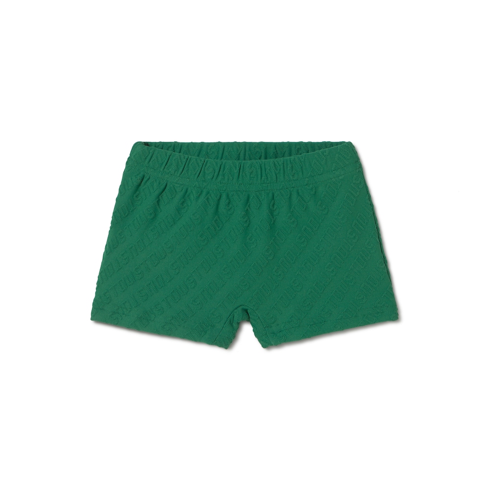 Boys swimming trunks in Logo green