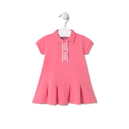 Vestit coll polo Casual rosa image number 0