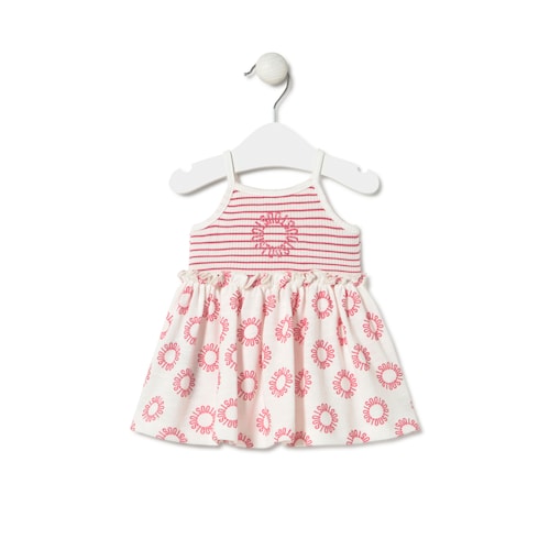 Girls dress in Circle pink
