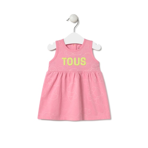 Vestido Bold Bear Casual cor-de-rosa