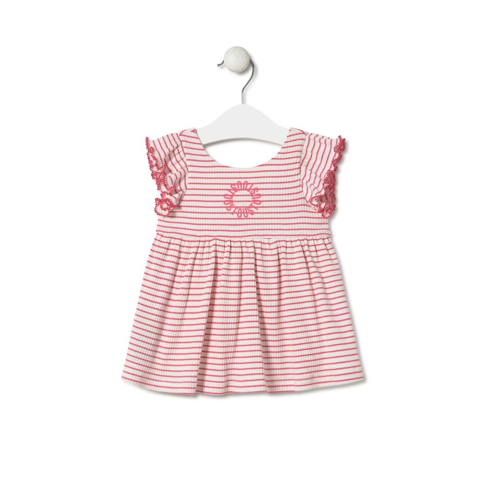 Girls dress in Circle pink