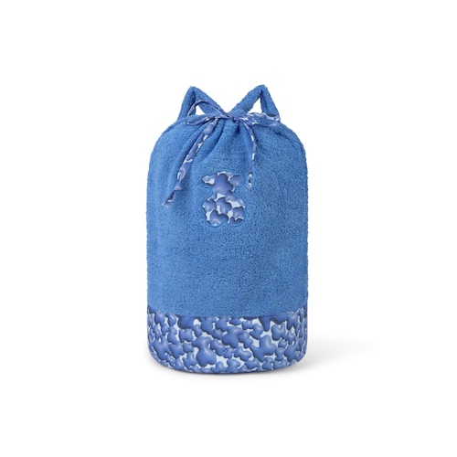 Saco de praia Puff azul