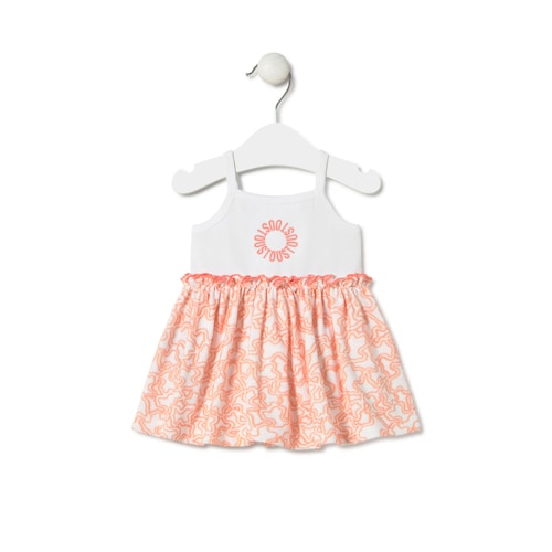 Girls dress in Kaos orange