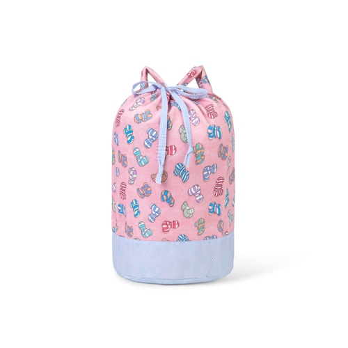 Saco de praia Candy cor-de-rosa