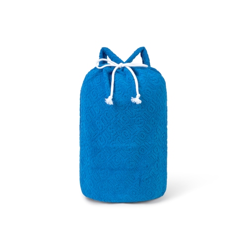 Bolsa de playa Logo azul
