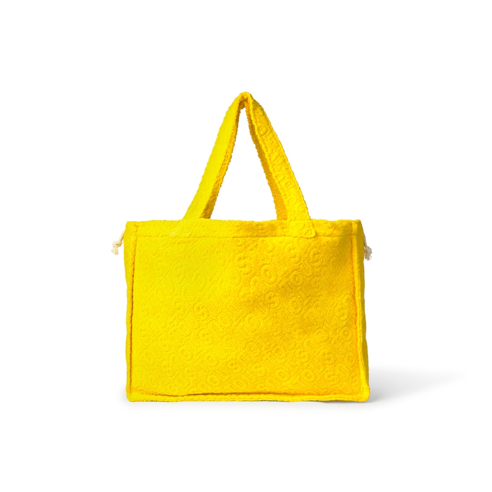 Bolso de rizo Logo amarilla