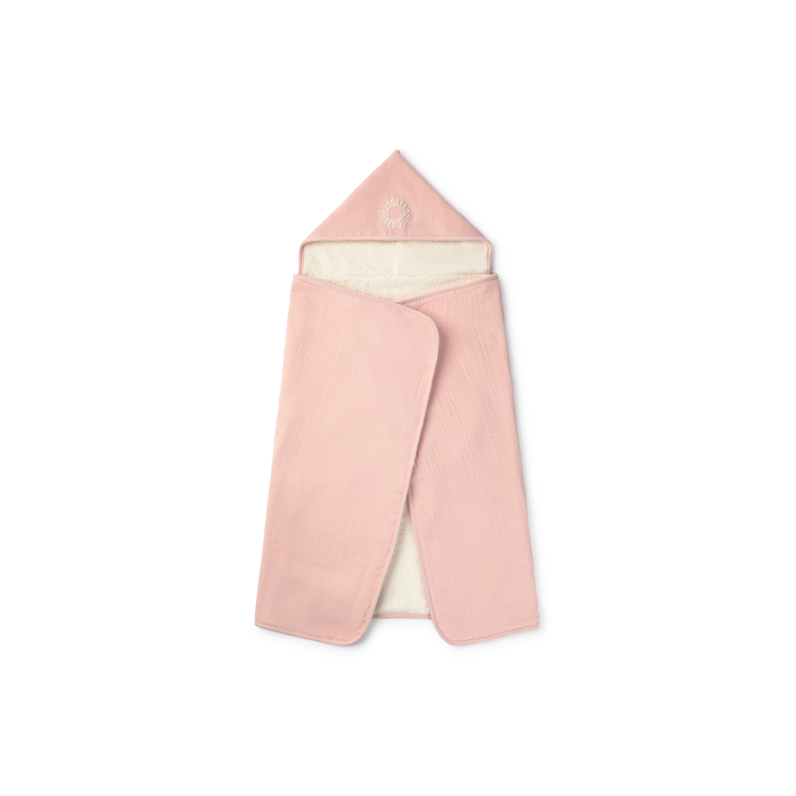 Bath cape in Classic pink