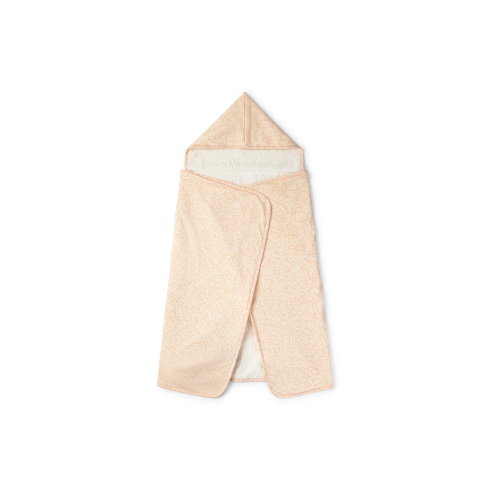 Baby bath cape in Mix orange